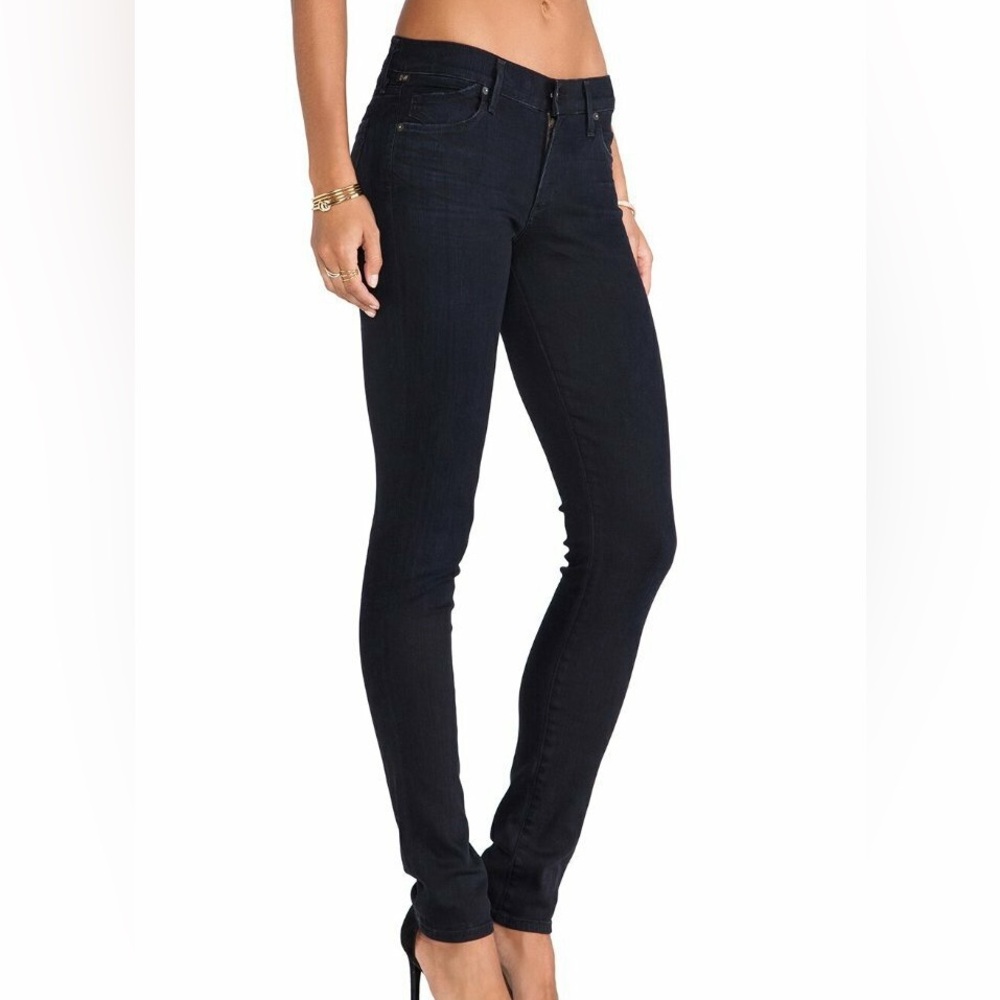 Citizens of Humanity Avedon Slick Skinny Leg Low Rise Black Jean size 27